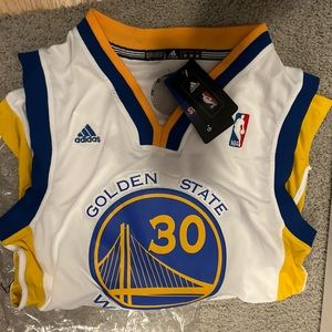 Steph Curry #30 Adidas Golden State Warriors NBA Basketball Jersey Size Med